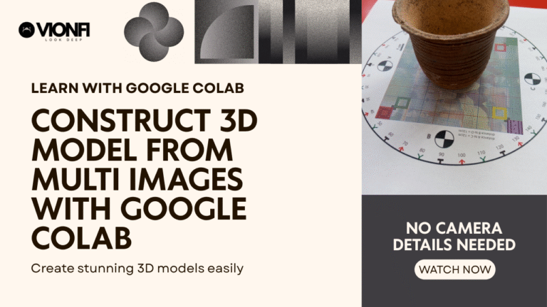 youtube thumbnail construct 3d model from multi images with google colab