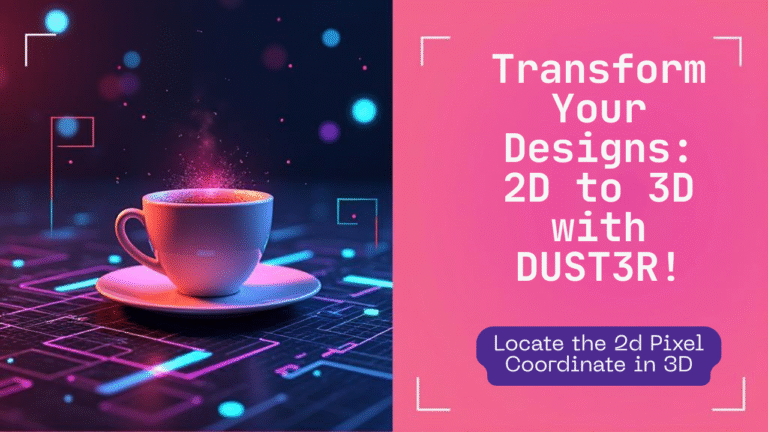 youtube thumbnail transform your designs 2d to 3d with dust3r!